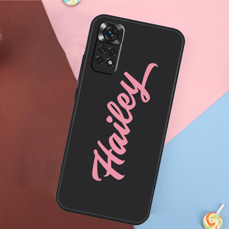 Custom Name Personlized Signature Case For Redmi Note 12 Pro 8 9 10 11 Pro Note 9S 10S 11S 8T Redmi 10 12C 9C 10A 10C Cover