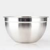 Verdickte Edelstahl Rührschüssel + Deckel Set zum Eier Schlagen Teig Kneten Suppenschüssel