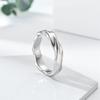 Men's Japanese & Korean Möbius Ring - Titanium Steel, Non-Fading, Trendy, for Couples