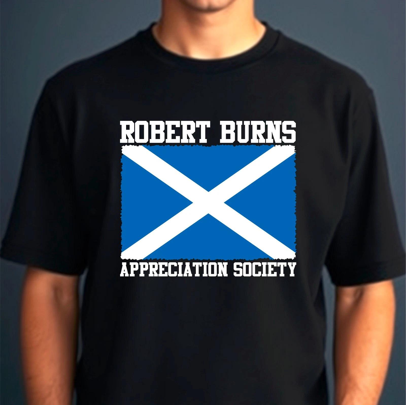 

Saltire Scotland Flag T-Shirt, Burns Night Appreciation Society Gift Unisex Tee 4XL