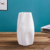 Irregular Ceramic Vase White Large Diameter Dried Flower Arrangement Simple Creative Home Living Room Decoration Home Decoration