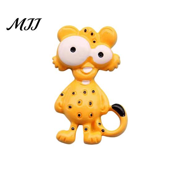 Office Memo Magnets Cartoon Animal Refrigerator Magnet, Big Eyes Shape Fridge Lion Magnet Notes Photo Holder, Gift for Lovers Zebras