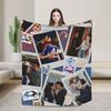Off Campus Hockey Romance Blanket Coral Fleece Plush Portable Lightweight Thin Throw Blanket for Home Travel Plush Thin Quilt