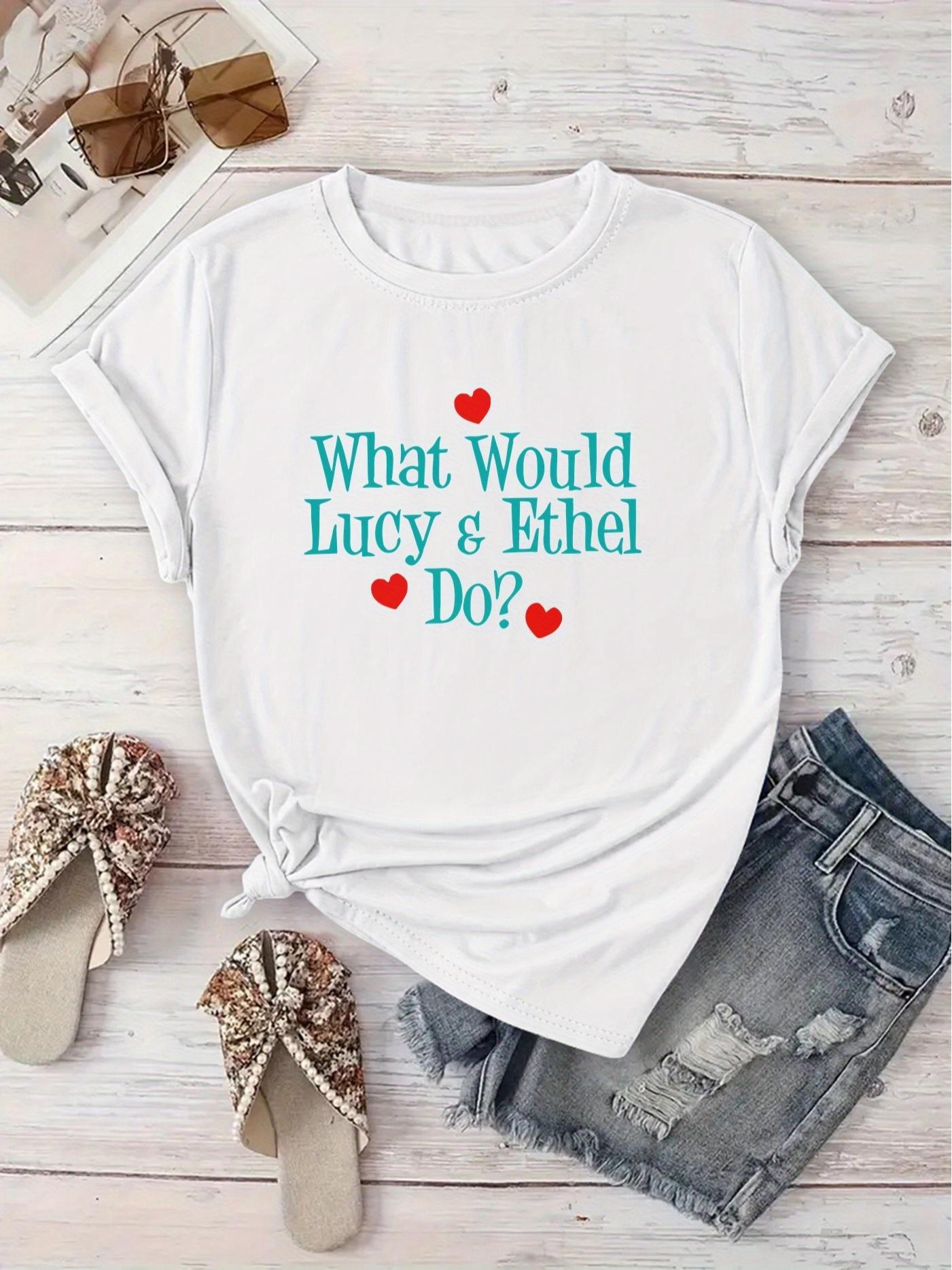 

Womens Short Sleeve TShirt with AZ Letter Print Harajuku Sleeve Casual Tshirt Clothing Street Tops Tees Aesthetic Clothes S