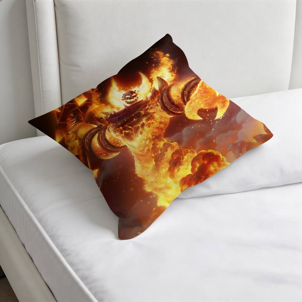WWorld of WWarcraft Fashion Square Pillow Case Durable Throw Pillow Cover for Sofa Couch Chair
