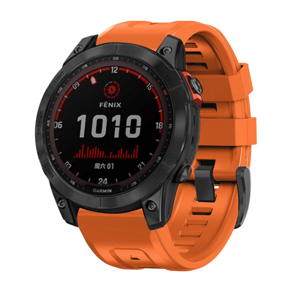 22mm 26mm Silikonarmband für Enduro 3 Tactix Armband für Garmin Fenix 8 E 7 7X Pro 5 5X Plus 6 6X Pro Epix Gen 2 QuickFit Band
