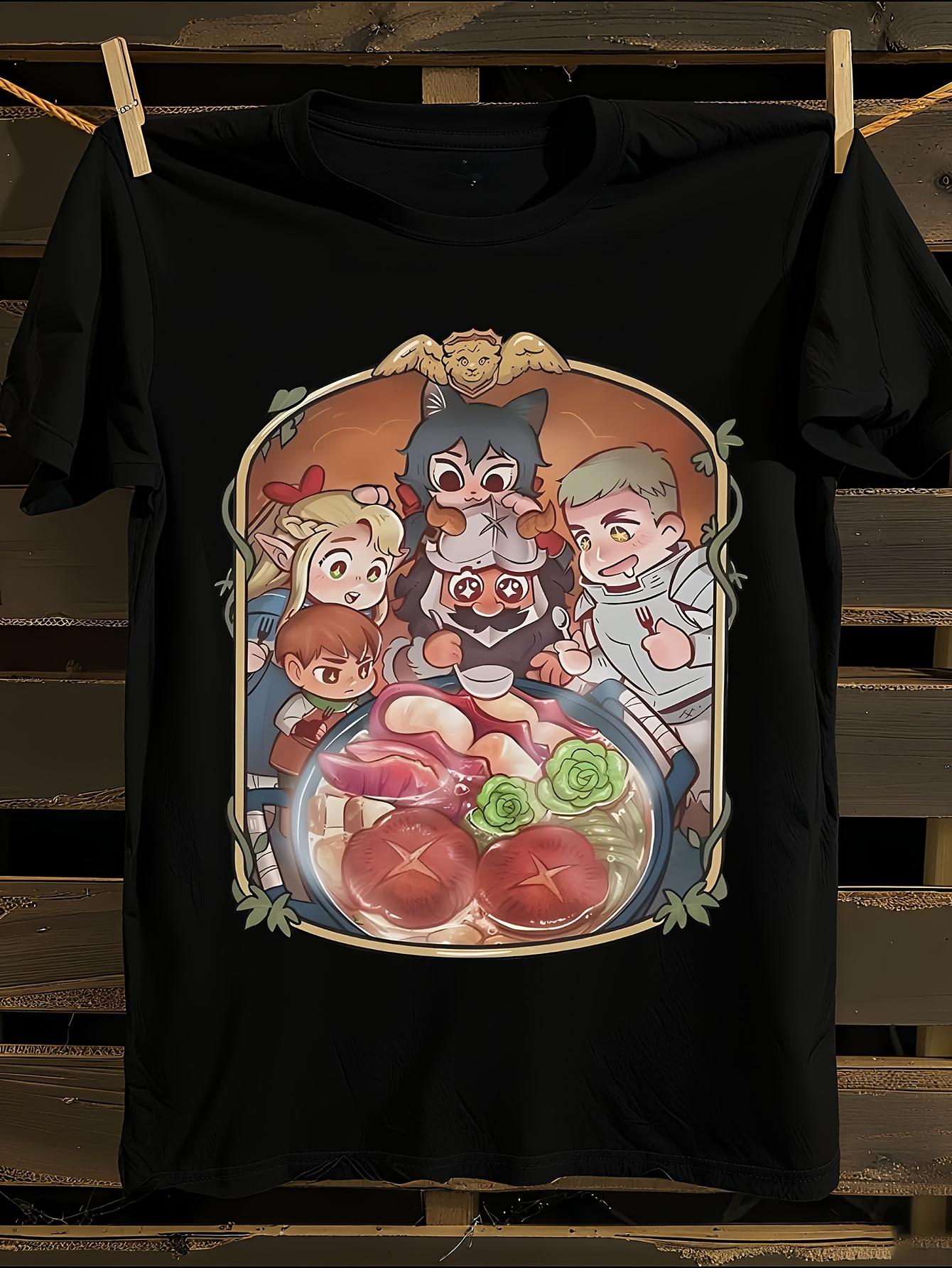 s Delicious Dungeon Meshi Anime Tshirt Anime Tshirt XXL