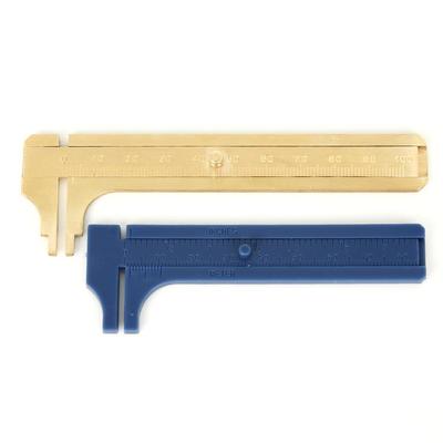Mini Copper Vernier Caliper Pocket Sliding Gauge Measurement Tool