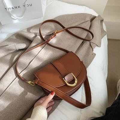 Women's Bags Autumn Winter New Vintage Party Square Temperament Versatile Shoulder Commute Crossbody Bags