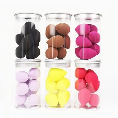 8 τμχ Mini Makeup Sponge Face Beauty Cosmetic Powder Puff for Foundation Cream Concealer Εργαλείο μπλέντερ μακιγιάζ με κουτί αποθήκευσης