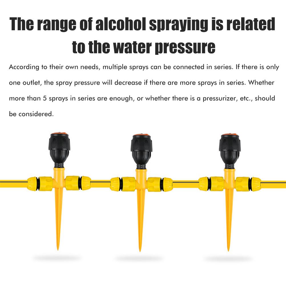 360 degrees Rotating Auto Irrigation System Garden Lawn Sprinkler Grass Water Sprinkler System Garden Hose Sprinkler