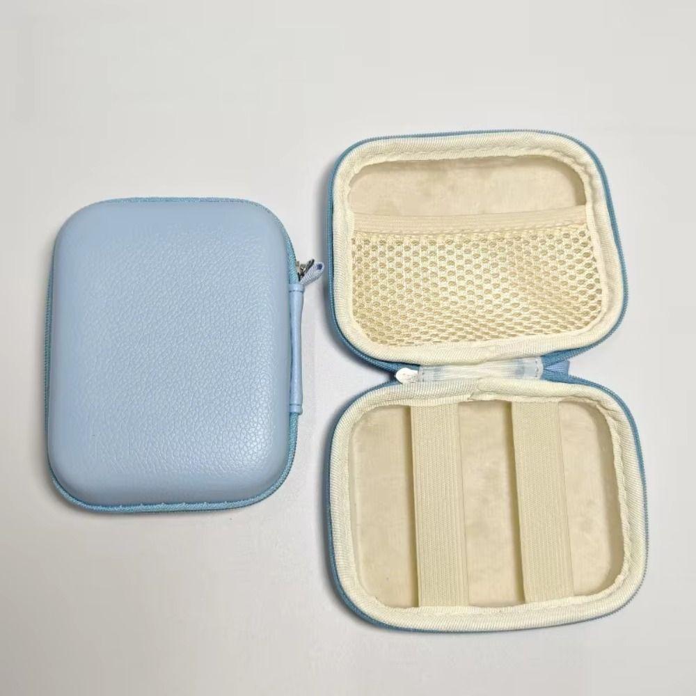 PU Leather Portable Camera Pouch Hard Shell Camera Protective Cover  Accessories Storage