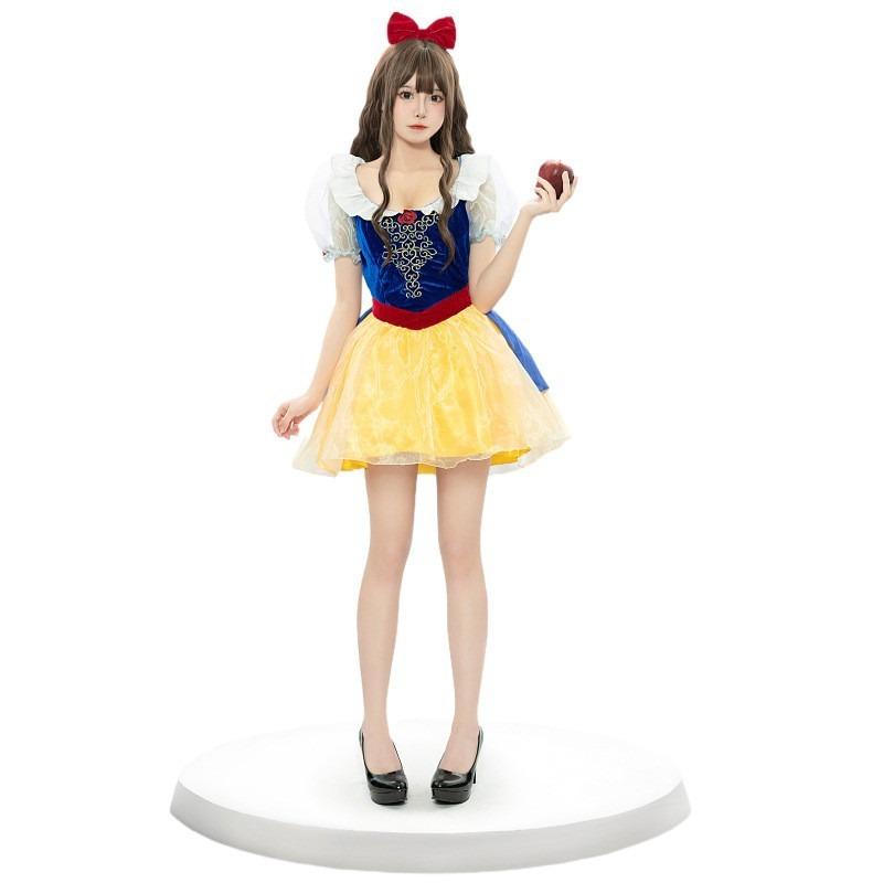 Halloween new Snow White costume dress adult summer party costume
