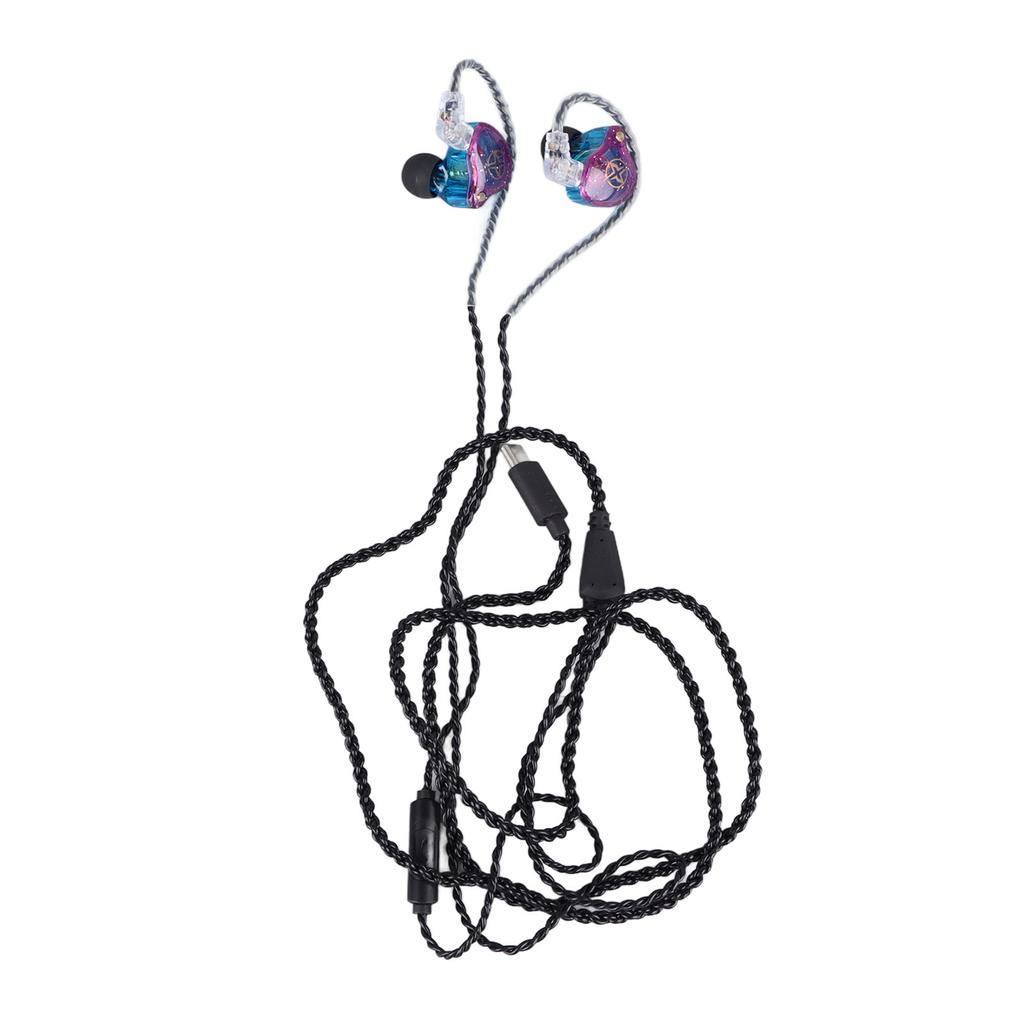 Sports Wired Headphones 0.75mm Dual Pin Port Type C Ergonomic Design Comfortable Sports Headphones for Music