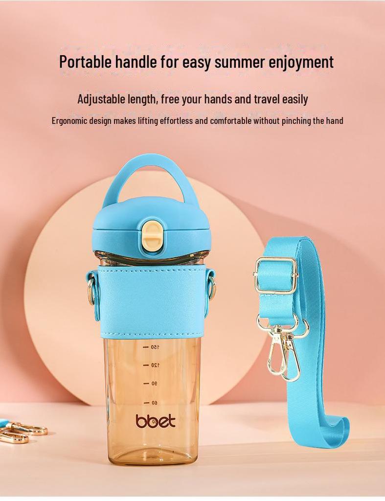 Large Capacity PPSU Learning Cup for Babies 6 Months and Up - Summer Direct Drinking Water Bottle