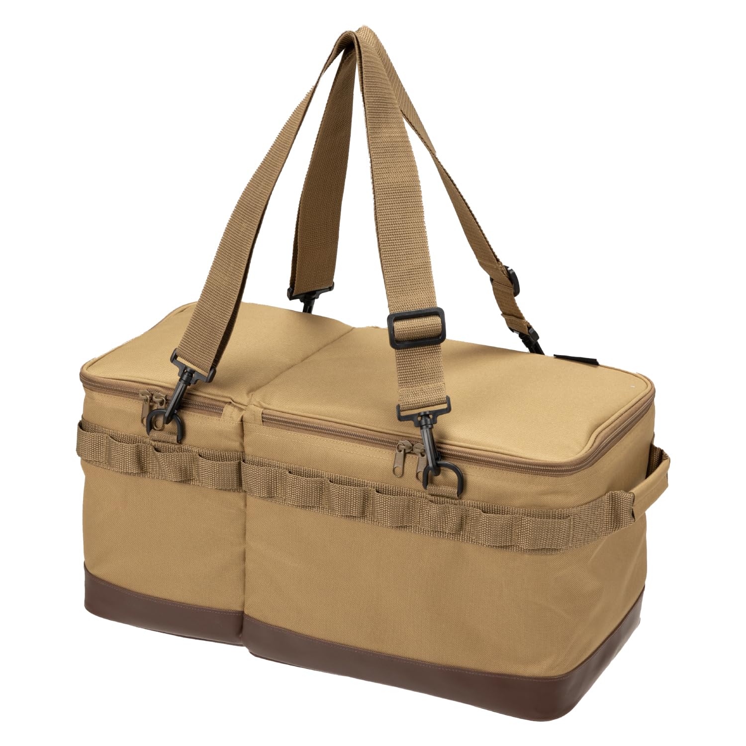 

BUNDOK 2 Room Cooler 24L Folding Cooling Bag Shoulder Lightweight BD-753 бежевий