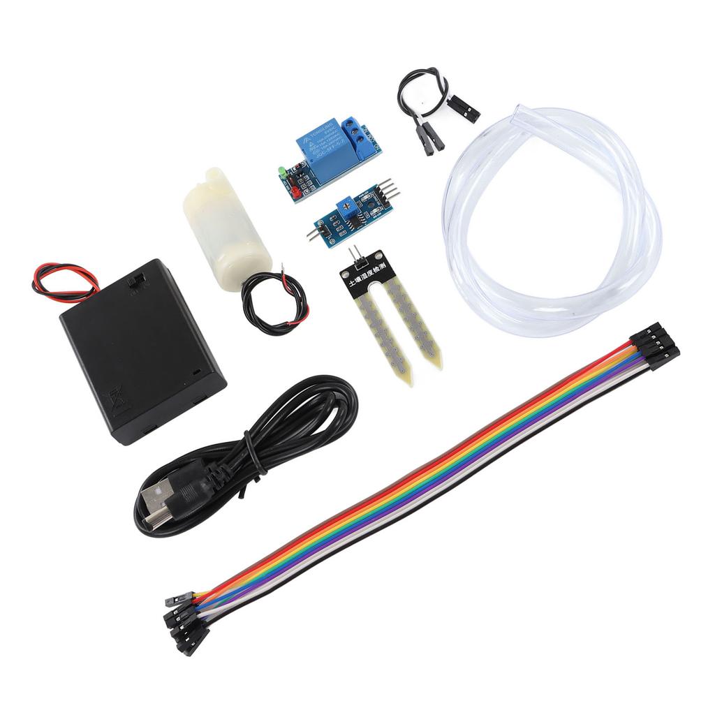 Pompă automată de udare a florilor Modul releu de irigare Modulul senzorului de umiditate a solului Linia de conectare K