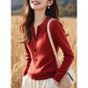 Autumn/Winter 2025 Knit Polo Collar Cardigan Top