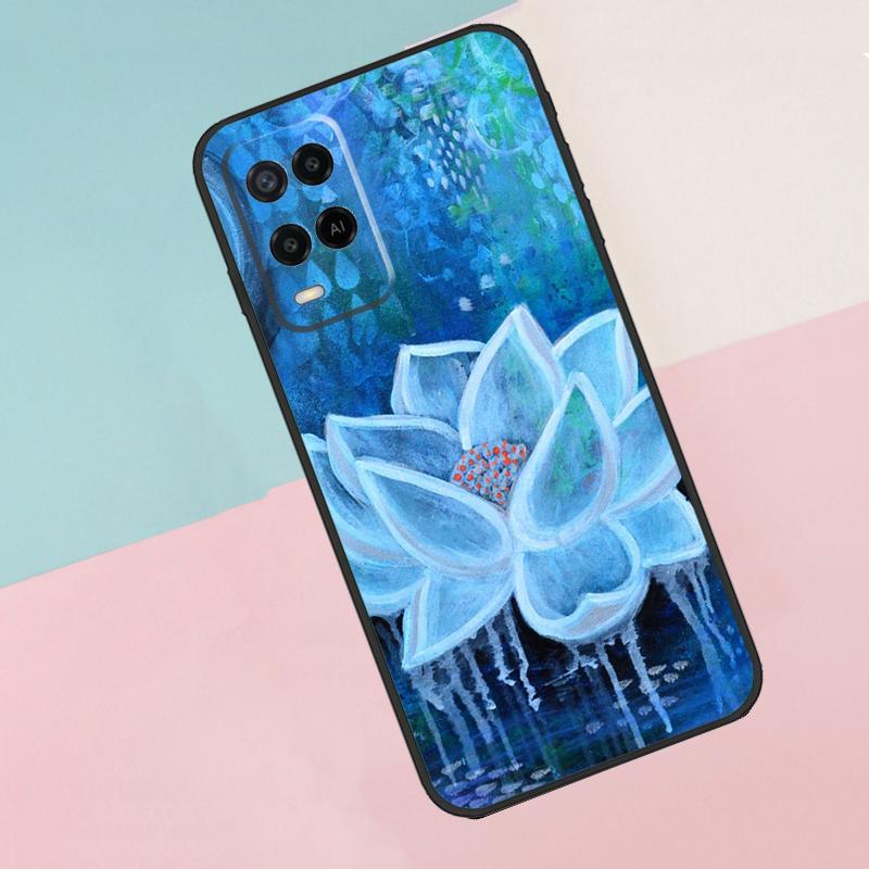 Lotus Flower For Oppo A18 A38 A78 A98 A96 A58 A17 A77 A80 A40 A60 A16 A76 A74 A94 A54 A15 A57S Phone Case