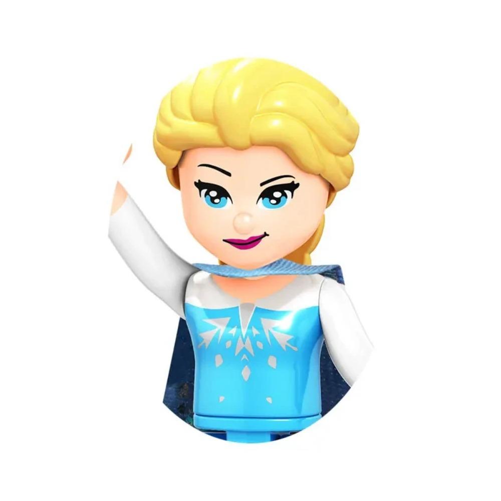 Παραμύθια Πριγκίπισσα Κορίτσι Καλλονή και το Τέρας Σταχτοπούτα Άννα Ολίβια Frozen Μοντέλο Χαρακτήρας Κτίσιμο Μπλοκ Παιδικά Παιχνίδια Δώρα