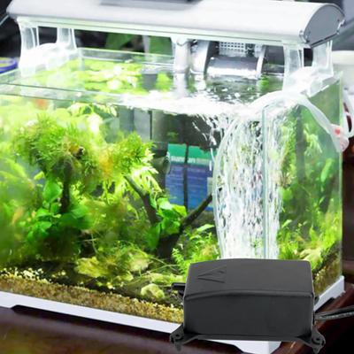 Pompa per ossigeno per acquario 2 W Pompa per aumento ossigeno Pompa per acquario antiscivolo Pompa per aria silenziosa Spina UE/USA