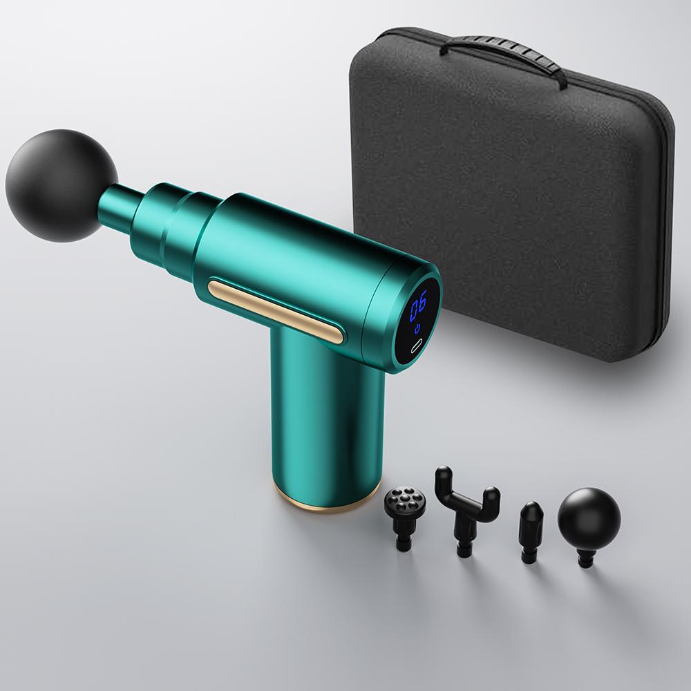 Professional Fascia Gun Deep Tissue Massager for Muscle Relaxation Neck Shoulder Pain Relief Vibration Massage Gun