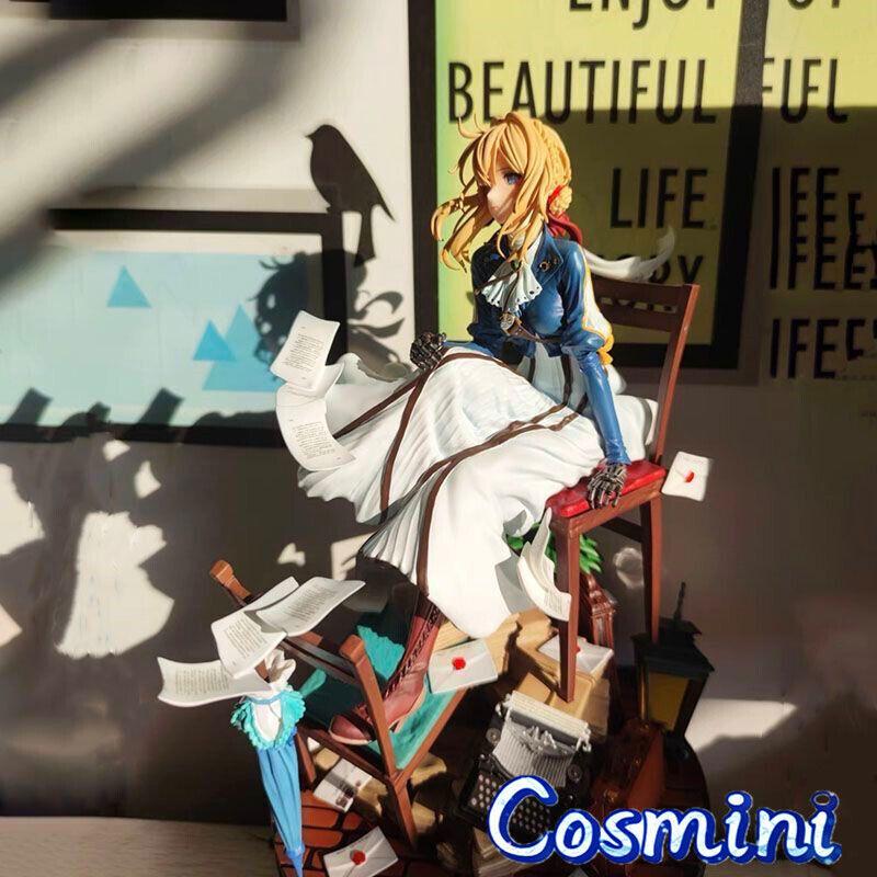 

В наличии Violet Evergarden 25 см Фигурка Игрушка ПВХ Коллекционная Модель Аниме Подарок