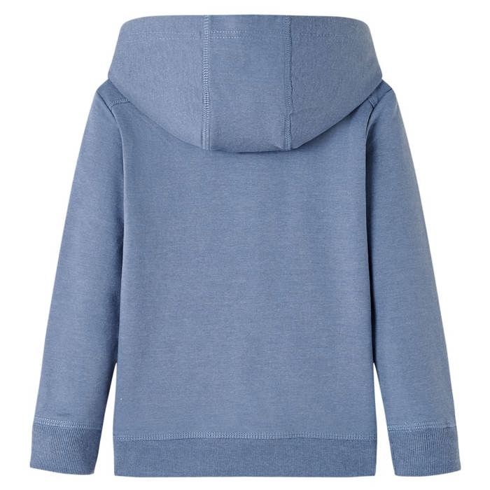 Sweat à capuche pour enfants bleu mélange 92/104/116/128/140