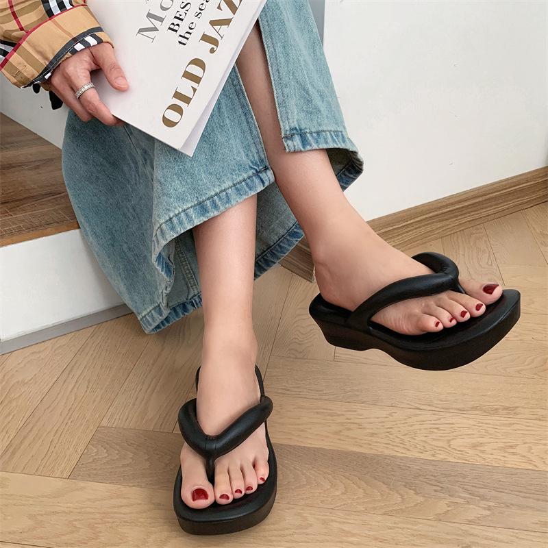 Marken-Zehentrenner mit dicker Sohle: EVA, Deodorant, Wasserdicht, Rutschfest, Bequem, Leicht – Perfekt für Outdoor-Bekleidung.