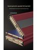 Samsung ZFold Magnetic Leather Phone Case - Electroplated, Anti-Drop, Folding Stand, Business Style