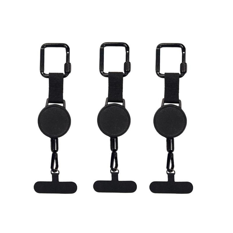 1/2/3pcs Retractable Anti-Theft Phone Holder Smartphone Safety Lanyard Anti-Drop Harness for Hiking Cycling Climbing