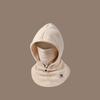 Warmere Kap met Trekkoord Winter Pullovermuts Mode Fleece Balaclava Hoed Wandelen