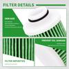 AHL Fuel Filter 15412-92J00 15412-92J01 Compatible With Suzuki Outboard DF100A DF100 DF115 A DF140A DF150A DF150AP DF175A DF175AP DF200A