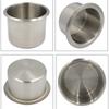 Portabevande in Acciaio Inossidabile 68/85/90MM Portatile Durevole Tazza per Barca Marina Camper RV Tavolo