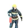 1/64 Scale Firefighter Model Miniature Model Tiny People Model for Building Diorama DIY Scene Photography Props Decoration