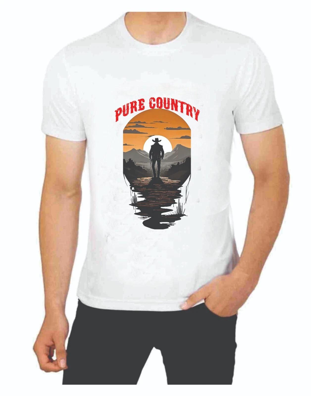 Pure Country Cowboys Adn the old west T-Shirt XL