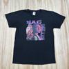 MAC Miller Camiseta Pequeña Estilo Retro Vintage Hip Hop Rap Negro Boot Camiseta Unisex de Banda de Música