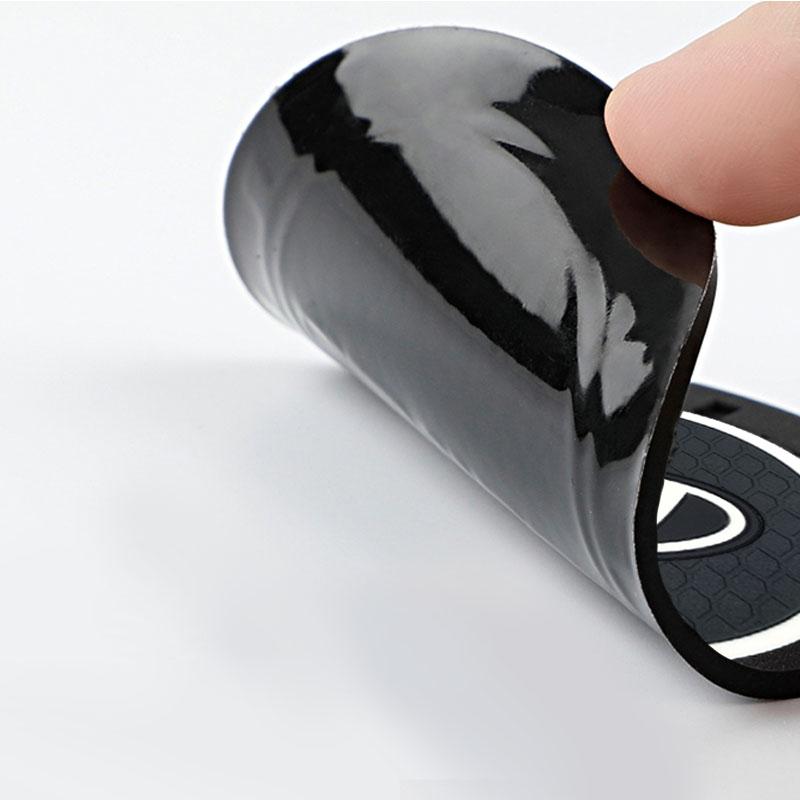 2Pcs Car Anti Slip Coaster Anti-noise Water Cup Pad Cushion Car Accessories For Hyundai Genesis I10 I20 I30 I40 IX20 IX35 IX25 Accent Azera Elantra