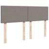 Vidaxl Letto Continentale Con Materasso, Taupe, Tessuto, 140X200 Cm
