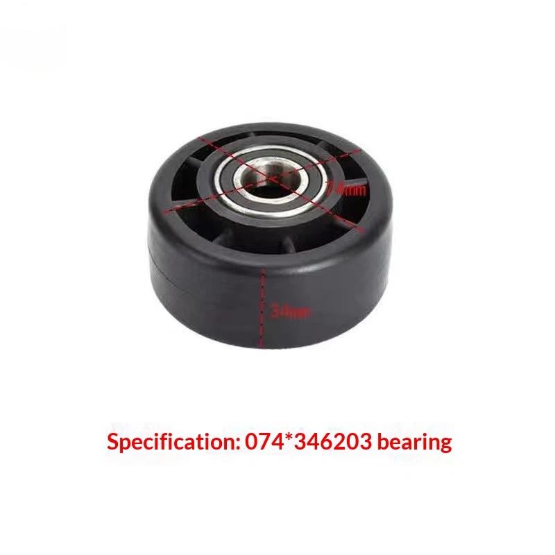 Treadmill Caster Wheel Smooth Moving PP Roller High Load Capacity For Home Gym Fitness Equipment Repair Replacement Part