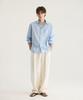 Oteumilkape [Unisex] Dyed Tapered Elastic Waist Pants - Ivory