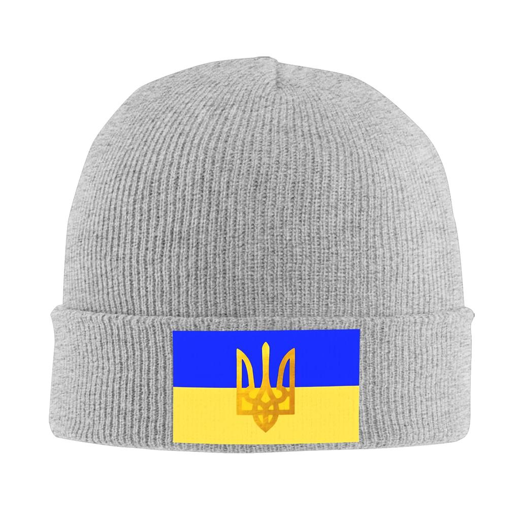 Ukraine Flag Bonnet Hats Beanie Hats Winter Printed Knit Hat Cool Unisex Women Unisex Outdoor Elastic Cap