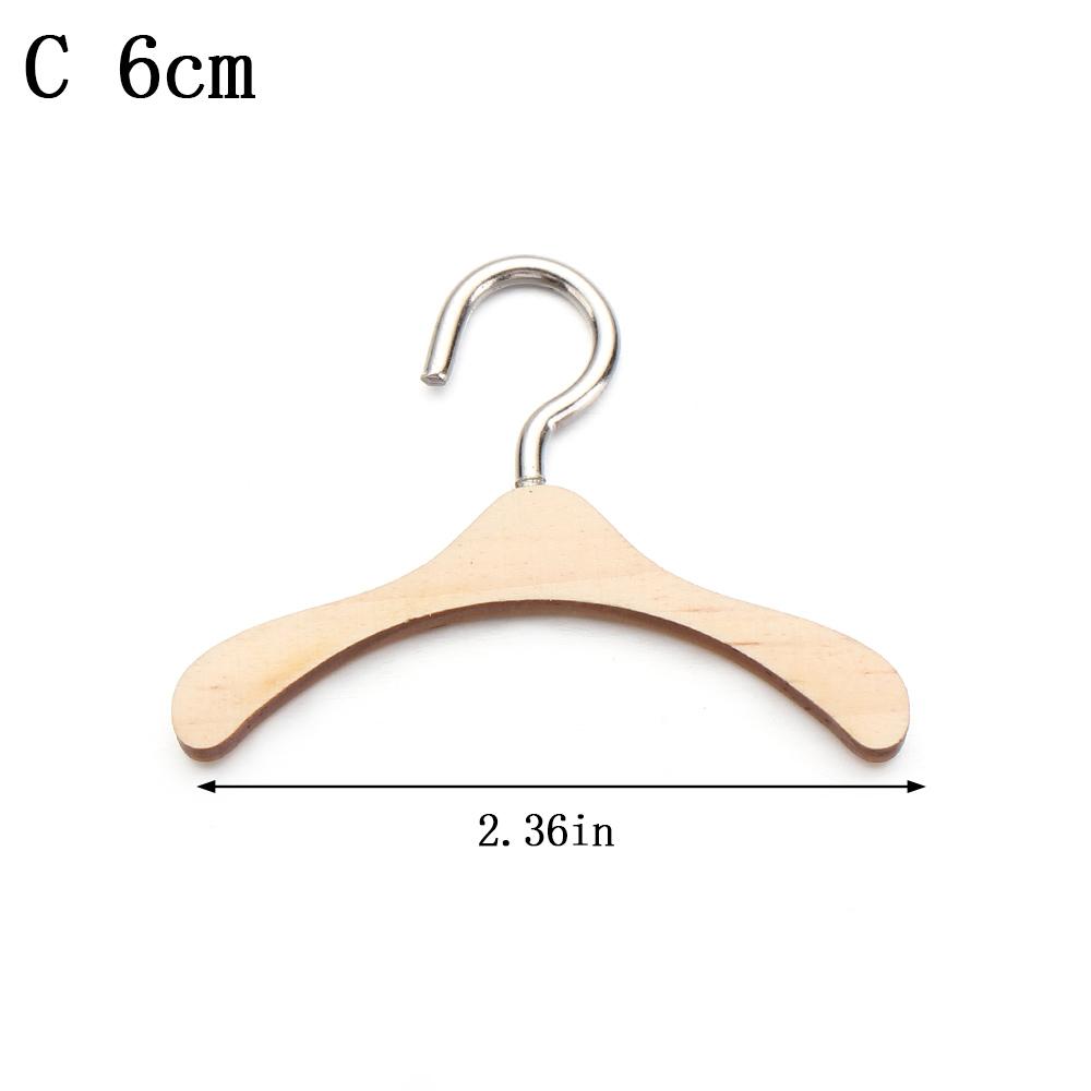 Mini Appendiabiti in Legno Appendiabiti Porta Sciarpe Vestiti per Bambole Giocattoli Morbidi Porta Sciarpe Organizzatore per Vestiti Appendiabiti per Bambole