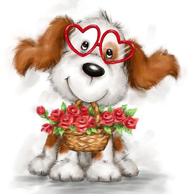 5D Diamond Painting Wolf Full Square Round Needlework Art Diamond Embroidery Dog Cat Animal Mosaic Handmade Gift