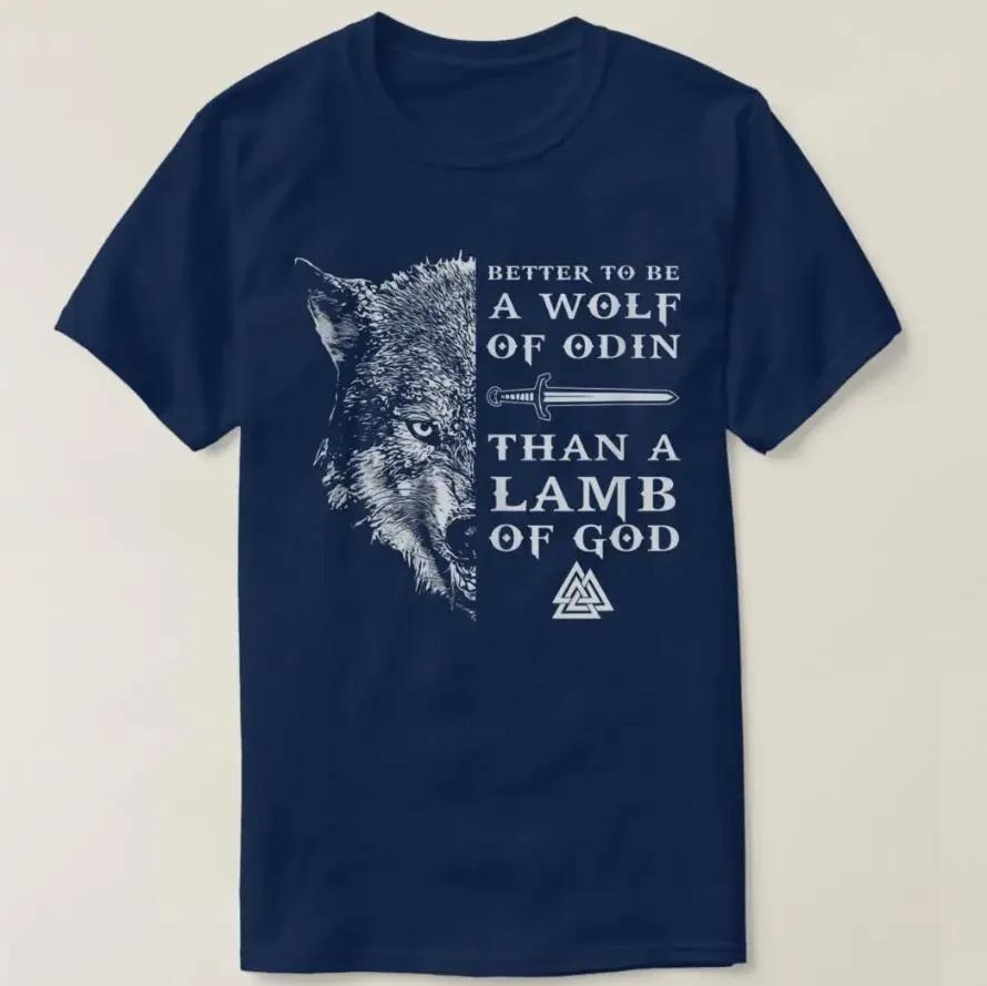 Nordic Warrior Inscriptions Norse Myth Wolf of Odin TShirt 100 Cotton ONeck Short Sleeve Casual Mens Tshirt Size S3XL