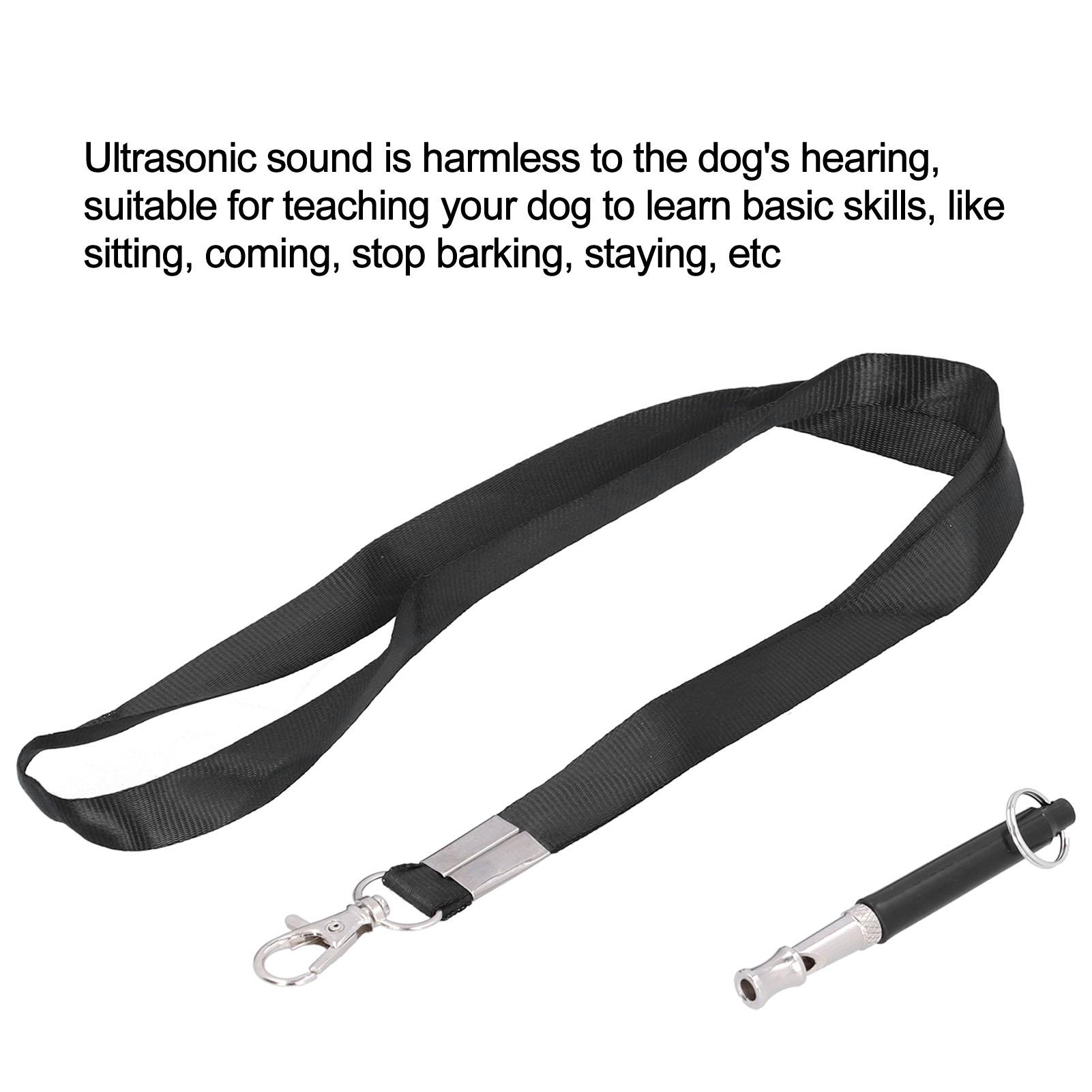 Dog Training Whistle   Ultrasonic Sound Barking Control Whistle with Lanyard
