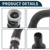 Radiator Hose Heater Hose No.30636987 for Volvo S40 2004-2013 Black Rubber 1 Pc Warm Air Outlet Pipe Good Sealing