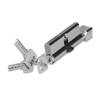 Indoor Key Cylinder AluminumIron Alloy Door Lock Core for Thickness of 3550mm Door
