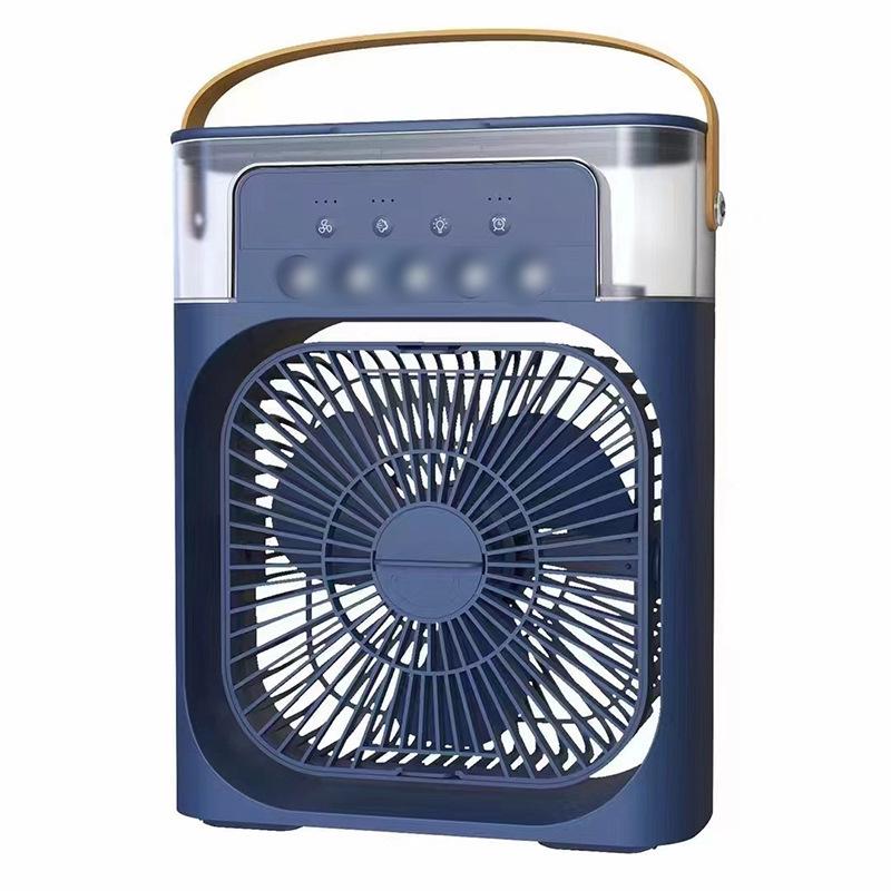 Water-cooled Desktop Fan & Humidifier with Cooling Spray for Dorms and Offices