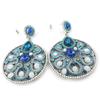 Les Trésors De Lily [M4137] - Turquoise Blue 'Altaï' Designer Earrings